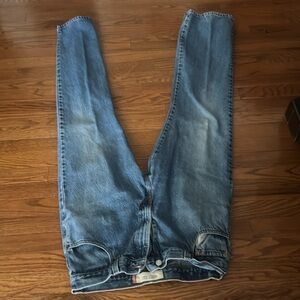 Levi's Blue Straight Jeans with Lived-In Appeal